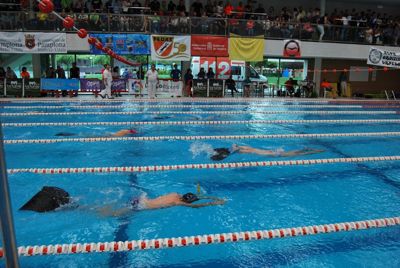 Navarra impone su ley bajo el agua en el Campeonato de España Infantil y Cadete